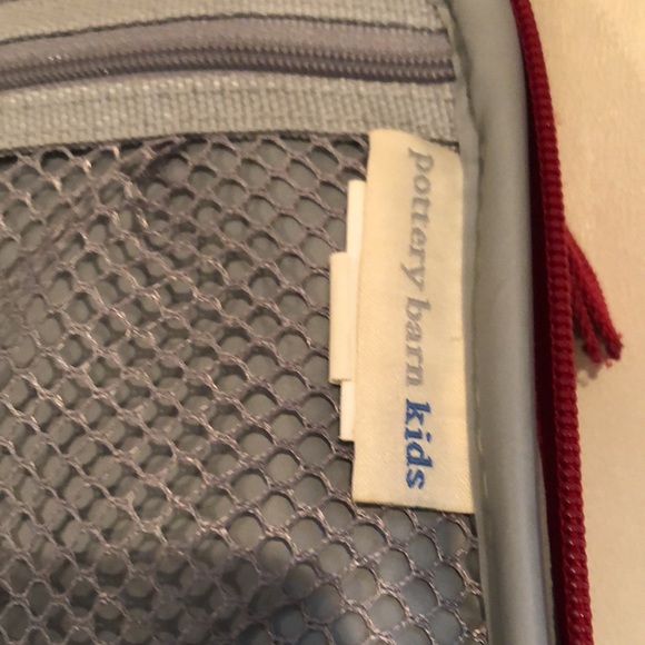 Pottery Barn Navy Blue with Red Piping Lunch box - Picture 5 of 9